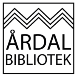 Logo Årdal bibliotek - lenke til startside