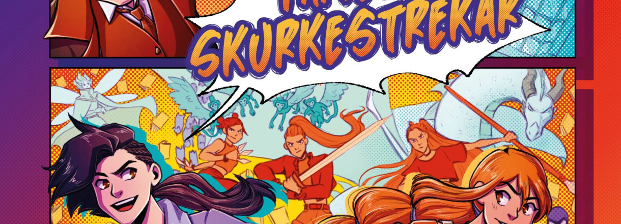 Bildet av Astrid og Asbjørn frå Sommarles eventyrene